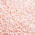 Cuentas de cristal rosa melocotón irisado con acabado AB para creación de joyería DIY - 2mm / Paquete de 20g (Aprox. 1300 Pcs) / Naranja