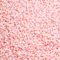 Cuentas de vidrio rosa claro pulido para crear joyas DIY como pulseras y collares - 2mm / Paquete de 20g (Aprox. 1300 Pcs) / Rojo Anaranjado