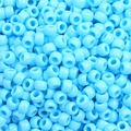 Light blue acrylic large hole pony beads for dreadlocks and DIY jewelry crafts - Approx. 100 Pieces/Pack / Light Blue (35#)