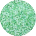 Matte mint green frosted seed beads for DIY handmade jewelry and beaded necklaces - Green System
