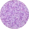 Matte purple seed beads for DIY jewelry making in a assorted collection on white background - Purple Series