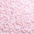 Cuentas de vidrio rosa iridiscente para bisutería DIY y bordado de alta calidad - 2mm / Paquete de 20g (Aprox. 1300 Pcs) / Rosa
