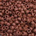 Brown acrylic barrel beads for jewelry making and African hair braiding DIY crafts - Approx. 100 Pieces/Pack / Coffee (36#)