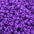 Bulk purple acrylic large hole pony beads for DIY jewelry and hair braiding hair accessories - Approx. 100 Pieces/Pack / Dark Purple (26#)