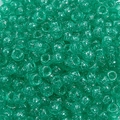 Translucent teal pony beads with silver glitter and large holes for DIY braids - Glitter Style / Approx. 100 Pieces/Pack / Dark Green (43#)
