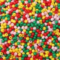 Gekleurde kralen van 2-4mm in rood, geel, groen en roze voor DIY handgemaakte sieraden - Heldere Gemengde Kleuren