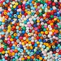 Gekleurde 2-4mm glaskralen mix voor handgemaakte DIY-kettingen en armbanden maken - Willekeurig Gemengde Kleuren