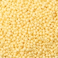Crème beige ronde zaadkralen voor het maken van DIY sieraden zoals armbanden - Ivoor Geel