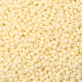 Crèmewitte 2-4mm rocailles met glanzende afwerking voor DIY sieraden maken - Parel