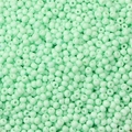 Levendige muntgroene gelakte glaskraaltjes voor DIY handgemaakte sieraden en ambachten - Appelgroen