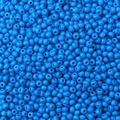 Matte blauwe glaskralen voor sieraden, ronde rocailles voor het maken van DIY armbanden - Teal