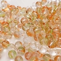 Perle di vetro ambra e verde chiaro per la creazione di gioielli estivi fai-da-te - 4# (Ambra Bicolore)