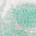 Perle in vetro verde menta traslucide da 8mm con finitura liscia per gioielli DIY - 6# (Verde Menta)
