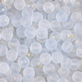 Matte lichtblauwe glazen kralen met goudfolie voor DIY-sieraden maken - 8mm (50 stks/Verpakking) / Lichtblauw