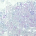 DIY translucent purple and clear glass bead materials for handmade jewelry accessories - 8mm Diameter (50 Pieces/Pack) / 9# (Lavender Gradient)