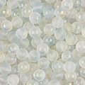 Matte ijsblauwe glazen kralen met goudfolie voor DIY-sieraden en halskettingen - 8mm (50 stks/Verpakking) / Blauw-Geel Verloop
