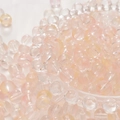 Perline sfumate rosa e gialle con finitura iridescente per creazione di braccialetti fai da te - 11# (Aurora Rosa e Gialla)