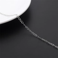 DIY 304 Edelstahl-Gliederkette in glänzendem Silber für die Schmuckherstellung - Verlängerungskette (Breite ~2.4mm, 1m/Pack)