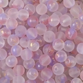 Matte paars-roze glazen kralen met goudfolie voor DIY-sieraden en armbanden - 8mm (50 stks/Verpakking) / Verloop Sering
