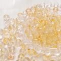 Set di perle di vetro fai-da-te in giallo chiaro e trasparente per gioielli fatti a mano - 15# (Giallo Chiaro Bicolore)