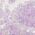 Perle in vetro sfumato lavanda da 8mm per la creazione di gioielli fai-da-te - 23# (Viola Chiaro Trasparente)