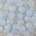 Matte lichtblauwe glazen kralen met goudfolie accenten voor DIY sieraden maken - 10mm (30 stuks/pak) / Gradiënt Lichtblauw