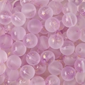Gematteerde paarse glazen kralen met goudfolie voor DIY sieraden en armbanden maken - 10mm (30 stuks/pak) / Violet