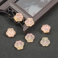 Perle in vetro a zampa d'orso sfumate rosa e giallo per creazione gioielli fai-da-te - Gradient Yellow Pink Cat Paw
