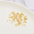 Gefacetteerde 14K vergulde tussenkralen voor DIY sieraden en armbanden maken - Gefacetteerde kralen / Set van 10 Stuks (2x2mm) / 14K Verguld