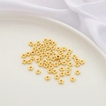 14K gold plated plum blossom flower spacer beads for DIY jewelry making accessories - 4.5mm Plum Flower / 10 Pieces Pack / 14K Gold Plated