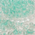 Transparante mintgroene en heldere glazen ronde kralen voor DIY sieraden maken - 8mm (50 stuks) / Muntgroen (06#)