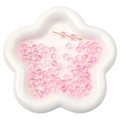 Roze gradiënt glazen kralen voor DIY armbanden en sieraden accessoires - 8mm (20 Stuks/Verpakking) / Transparant Roze