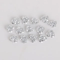 DIY jewelry making set featuring 14 pieces of 3D silver rose flower aluminum charms - Diameter 6mm Height 4mm Middle Hole Approx 1mm 100 Pcs/Pack / Silver