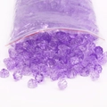 Translucent purple lotus pod beads for DIY ancient jewelry making and hair accessories - 10 Pieces Pack / Gradient Purple