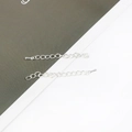 Silver metal jewelry extender chain with teardrop pendant for necklace and DIY design - 5.5cm (10 Pieces/Pack) / Silver