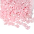 Pétalos de peonía rosa nacarado para bisutería DIY con agujeros para enhebrar - 15x17mm (Paquete de 20) / Pequeño Rosa