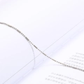 Silver-plated bamboo-style iron link chain for DIY jewelry making and tassel crafts - White K (1:3 Ratio) / 1m