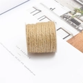 Natural jute twine on white spool for DIY crafts and gift wrapping projects - Single Strand 3mm 5m/Roll