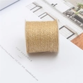 Natural jute twine roll for DIY crafts and gift wrapping on a minimalist white card - 3-Strand 1.5mm 10m/Roll