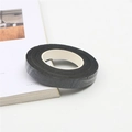 Self-adhesive black floral tape roll for DIY flower stem wrapping and craft supplies - 1.2cm / Black