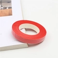 DIY floral arrangement supplies: adhesive green paper stem tape in red for flower wrapping - 1.2cm / Red