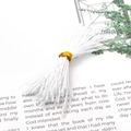 White artificial flower stamen bundle with frosted texture for DIY floral arrangements - Frosted Sugar Stamen / Approx. 70-90 Pieces/Pack (1mmx60mm)
