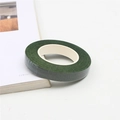Dark green floral stem wrap tape roll on minimalist magazine for DIY flower making - 1.2cm / Dark Green