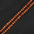 Strands of polished orange cat eye beads for DIY jewelry making and crafting - Orange Red