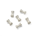 Silver spring flower cap beads for DIY jewelry making necklaces and bracelets - Spring Spacer Bead / 11x8mm (30 Pieces/Pack) / Silver