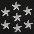 Pearlescent white ABS starfish resin patches for handmade DIY hair accessories - Starfish (Artificial Pearl) / 100 Pieces/Pack (19x19mm) / Beige