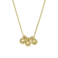 Collier plaqué or 18k poli avec pendentif chiffre ange 888 sur chaîne fine - Collier / 888 Or