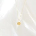 Chaîne dorée en acier inoxydable 316L avec pendentif lettre C orné de cristaux - Lettre C