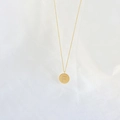 Collana minimalista in acciaio titanio 316L con pendente a lettera F di cristallo - Lettera F