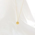 Collana in acciaio al titanio dorato 316L con pendente a lettera H in cristalli - Lettera H